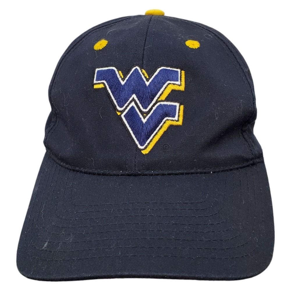 Captivating Headgear West Virginia‎ University Hat Mens Navy Adjustable Snapback